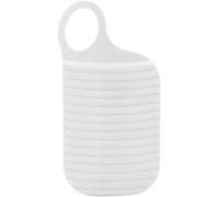 SIUSYACI Single Pack Handheld Mini Washboard - Portable Laundry Scrub Board for Travel, Camping & Home, Lightweight & Durable (White)