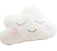 SIUSYACI Soft Plush Star Pillow Moon Cloud Fresh Cushion Bed Pillow Home Office Sofa car seat Cushion Party Supplies (White, Clouds (21.5 * 17.7) inch)