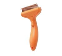 SIUSYACI Undercoat Shedding Brush for Dogs & Cats,Pet Deshedding & Dematting Tool (Orange)