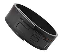 SIUSYACI Weightlifting Adjustable Lever Belt 13MM Men's Squat Deadlift Leather Waist Support Power Weightlifting Lever Buckle Fitness Accessories (Black, X-Large)