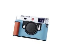 SIUTATDSH Camera Half Case for Leica M11/M11-P/M EV1, Vintage Metal Genuine Leather Camera Protective Cases Stylish Portable Shockproof (BlueOR)