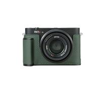 SIUTATDSH Camera Half Case for Sony Cyber-shot rx1riii rx1r3, Vintage Metal Genuine Leather Instant Camera Protective Cases for Sony rx1m3 Stylish Portable Shockproof (GreenD)