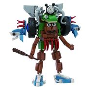 SIUVEY Tung Tung Tung Sahur Building Blocks,Tralalero Tralala Figure,Italian Brainrot Animals, Building Toy Set,Collectible Figure, For Collection And Decoration (865)