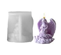 Siuwddee Angel Molds Silicone,3D Girl Angel Resin Casting Moulds - Reusable Silicone Mould for Aromatherapy Candle Resin Craft Chocolate Plaster Ornament Creative Projects