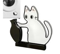 Siuwddee Cat Whisker Holder Magnet,Acrylic Wide Opening Decorative Cute - Cat Whisker Keepsake Vases,for Bedroom Walls Refrigerators Washing Machines Home Moving