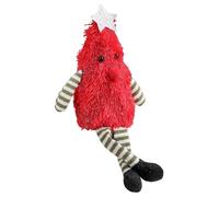 Siuwddee Christmas Plush Doll,Long Legs Holiday Decoration Soft Plush Christmas Tree Figurine | Soft Festive Light Up Figure Decor for Office Desktop Home Table Centerpiece Fireplace School Classroom