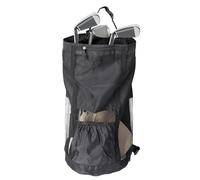 Siuwddee Golf Carts Extension Bag - Outdoor Golf Push Cart Storage Bag - Push-Pull Golf Carts Drawstring Bag with Mesh Pocket for Cell Phone, Keys, Hat