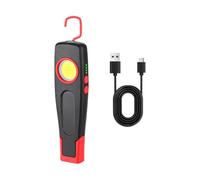 Siuwddee Led Work Light - Portable Task Inspection Trouble Lights - Foldable Lamp Magnetic Cordless Flashlight for Outdoor Camping Automotive Workshop Fishing