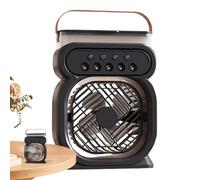 Siuwddee Misting Fan | Rechargeable Mist Fan Personal Air Cooler,7 Colors Night Light 3 Wind Speeds 450ml Water Tank Cooling Electronics for Camping, Beach, Cruise