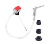 Siuwddee Portable Oil Pump,Auto-Stop Fast Siphon | 3.2GPM Oil Can Pump with 3 Adapters and 51 Inch Hose,for Automotive Marine Construction Workshop