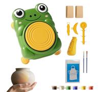 Siuwddee Pottery Wheel for Beginners,Handmade Pottery Set | Handmade Educational Clay Making Tool for Kids Boys Girls Students Home Party Activities Classroom School Art Classes Family Time