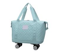 Siuwddee Rolling Duffle Bag with Wheels | Luggage Bag with Detachable Rolling Wheels | Expandable Carry Luggage, Large Capacity Duffel Bag Suitcase for Wife, Parents