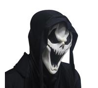 Siuwddee Scream Face Shield, Scream Costume Ghost Cover Men Face Shield, Halloween Costume, Scary Halloween Costumes, Scream Merch for Mischief, Theatrical Performances, Women