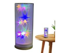 Siuwddee Star Night Light,Star Romantic Ambient Lighting,Decorative Table Lamp Night Stand Light | for Bedroom Bedside Living Room Office Dorm Apartment Desk Shelf Birthday Christmas