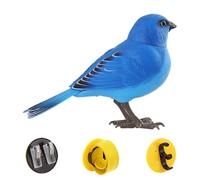 Siuwddee Talking Bird - Bird Figurines Toys - Desktop Realistic Talking Electronic Pet for Sensory Play Birthday Outdoor Room Decor Party Favors Kindergarten