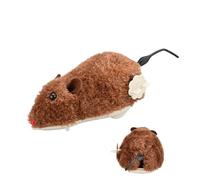 Siuwddee Toy Mice,Cat Plush Mice Hunting Toy - Kitten Interactive Play Simulation Doll Running for Large Small Breeds Indoor Outdoor Party Favors