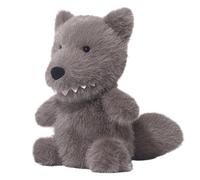 Siuwddee Wolf Plush Toy, 9.84 Inch Grey Wolf, Cute Skin-Friendly Figure Pillows Collectible Decor for Kids Bedroom Nursery Living Room Birthday Boys Girls