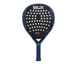 Siux - Pala de Padel Diablo Pro 2026 Royal Blue Professional Level Drop Shape - Balance Between Power and Control