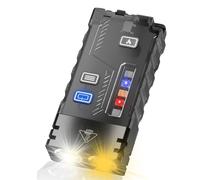 Siuyiu EDC Torch, 800 Lumens USB-C Rechargeable Torch with UV, LED Mini Flashlight, Keychain Light with Alarm Siren, IPX4 Waterproof, for Power Cuts, Camping, Hiking, Emergency