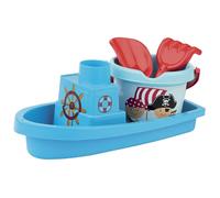 Siva Toys Siva Toys227845 3 Pieces Boat Beach Set, 33 cm, Multicoloured