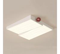 SIVAJI Square Super Bright Ceiling Lamp Unique Stepless Dimming Panel Lighting Fixture Light Luxury Energy Saving Flush Light 3000K-6500K Light Color Adjustable Flat Lights for Laundry Kitchen Island