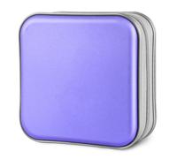 Siveit CD Case 40 Capacity CD/DVD Case Holders Wallet Hard Plastic DVD Disc Cases Storage Binder for Car Home Office Travel (Lavender)