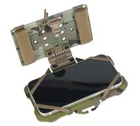 SIVIGEAR Tactical MOLLE Phone Holder for Plate Carrier Accessories - Fits 4.7"-6.4" Smartphones - Secure Chest Mount for Hunting & Tactical Gear, Camera-Compatible Design CP