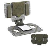 SIVIGEAR Tactical Molle Phone Holder,Outdoor Lightweight Navigation Board,Folding Navigation Pad Phone Carrier for Tactical Vest Ranger Green