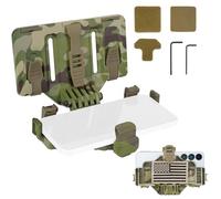 SIVIGEAR Tactical Phone Holder Available in Full Size Plate Carrier Phone Mount Adjust Nylon Molle Phones Holder for Tactical,Car,Office (CP)