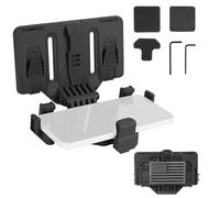 SIVIGEAR Tactical Phone Holder Available in Full Size Plate Carrier Phone Mount Adjust Nylon Molle Phones Holder for Tactical,Car,Office Black