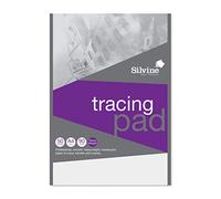 Sivine A4 Professional Tracing Pad. 50 Sheets of Quality Heavyweight Tracing Paper (90gsm) Ref A4TPR