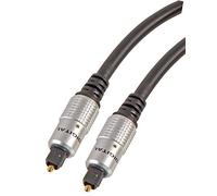 Sivitec 1M Gold Pins with Metal Case TOS Digital Optical TOSlink Cable SPDIF