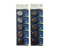 Sivitec CR2450 Battery, 3V Coin-shaped Lithium Battery, 10pcs, High Capacity and Leak-proof