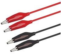 Sivitec Insulated Crocodile Clips Multimeter Test Lead Set 0.5m