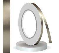 siviwonder Decorative Strips Nickel Silver Metallic Shiny in 5 mm Width and 10 m Length Foil Sticker Tuning for Car Boat Jet Ski Model Making Tape Decorative Strips Grey 0.5 cm