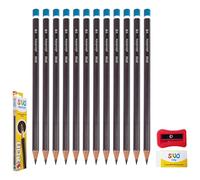 SIVO Absolute Graphite Drawing Pencils, 2B Graded, Pack of 12, Professional Artists Sketching Pencils, Perfect for Sketch Shade Write Tone Draft Draw