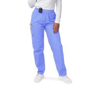 Sivvan Scrubs for Women - Drawstring Cargo Scrub Pants - S8200 - Ceil Blue - L