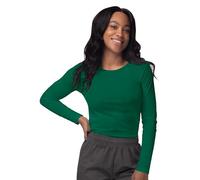 Sivvan Scrubs for Women - Long Sleeve Comfort Underscrub Tee - S8500 - Hunter Green - XL