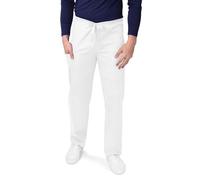Sivvan Unisex Scrubs - Drawstring Scrub Pants - S8202 - White - XL