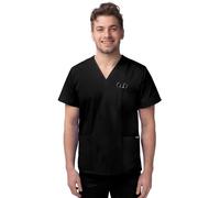 Sivvan Unisex Scrubs - V-Neck Scrub Top - S8304 - Black - XL