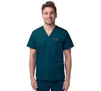Sivvan Unisex Scrubs - V-Neck Scrub Top - S8304 - Caribbean Blue - 2X