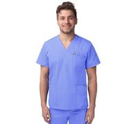 Sivvan Unisex Scrubs - V-Neck Scrub Top - S8304 - Ceil Blue - XL
