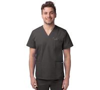 Sivvan Unisex Scrubs - V-Neck Scrub Top - S8304 - Charcoal - 3X