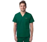 Sivvan Unisex Scrubs - V-Neck Scrub Top - S8304 - Hunter Green - L