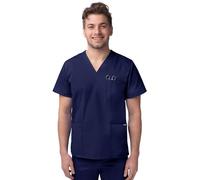 Sivvan Unisex Scrubs - V-Neck Scrub Top - S8304 - Navy - 3X