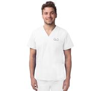 Sivvan Unisex Scrubs - V-Neck Scrub Top - S8304 - White - L