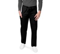 Sivvan Unisex Scrubs - Drawstring Scrub Pants - S8202 - Black - XS