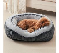 SIWA MARY Dog Beds for Small Medium Large Dogs & Cats. Washable Pet Bed, Orthopedic Dog Sofa Bed, Luxury Wide Side Fancy Design, Soft Calming Sleeping Warming Puppy Bed, Anti-Slip Bottom
