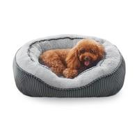 SIWA MARY Dog Beds for Small Medium Large Dogs & Cats. Washable Pet Bed, Orthopedic Dog Sofa Bed, Luxury Wide Side Fancy Design, Soft Calming Sleeping Warming Puppy Bed, Anti-Slip Bottom