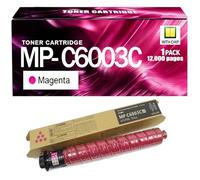 SIWANYS MP C6003 Compatible Standard Toner Cartridge Set for Ricoh - For MP C3003 C3503 C4503 C5503 C6003 C3004 C3504 C4504 C5504 C6004 - with Chip,Magenta